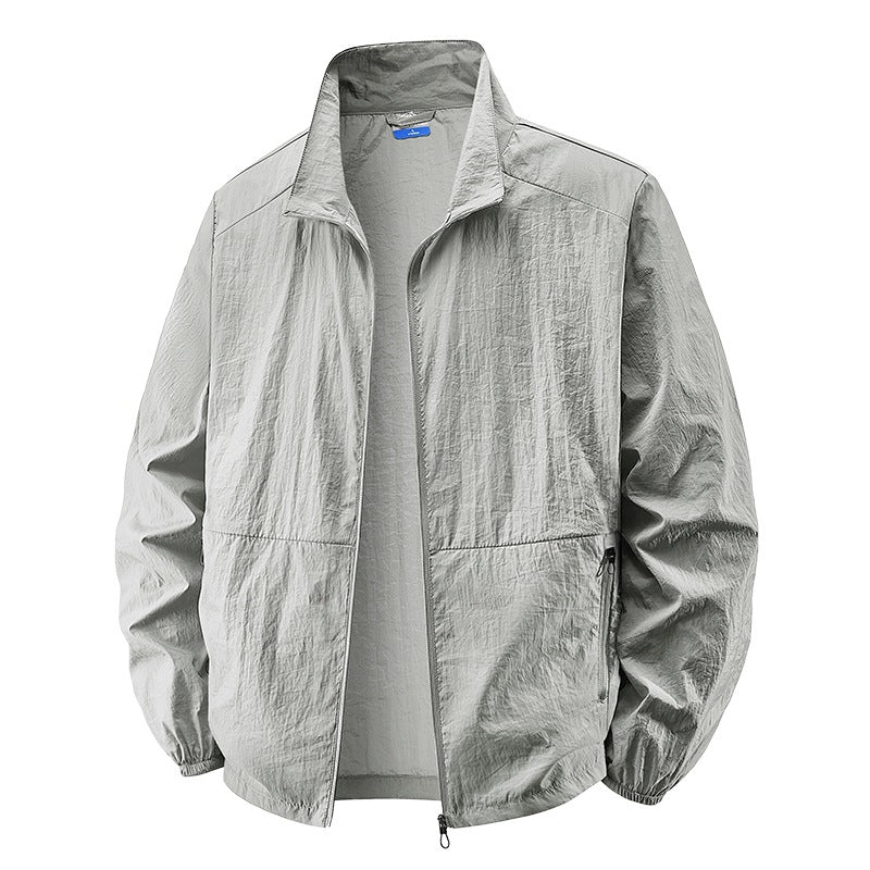 Herren Leichte Windbreaker Jacke Echo Archiv