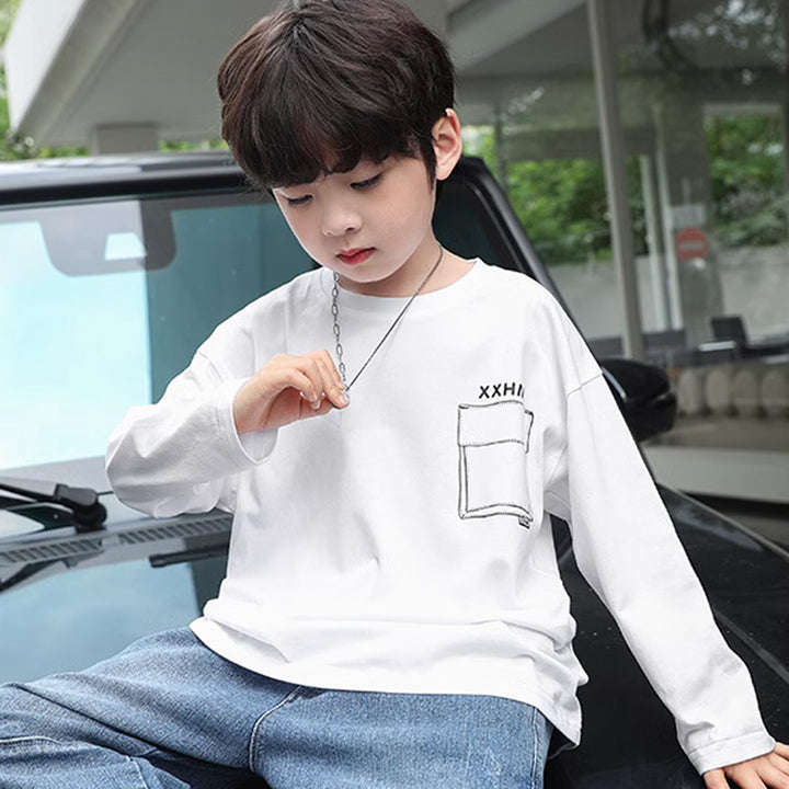 Jungen Langarmshirt mit coolem Grafikdruck Echo Archiv