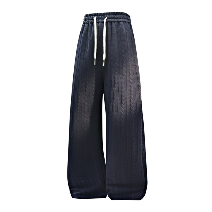 Damen Weite Strick-Loungehose mit Zopfmuster, Kordelbund & Relaxed-Silhouette Echoarchiv