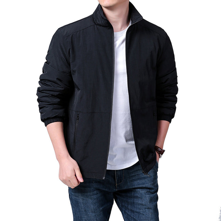 Herren Leichte Übergangsjacke mit elastischen Bündchen Echo Archiv