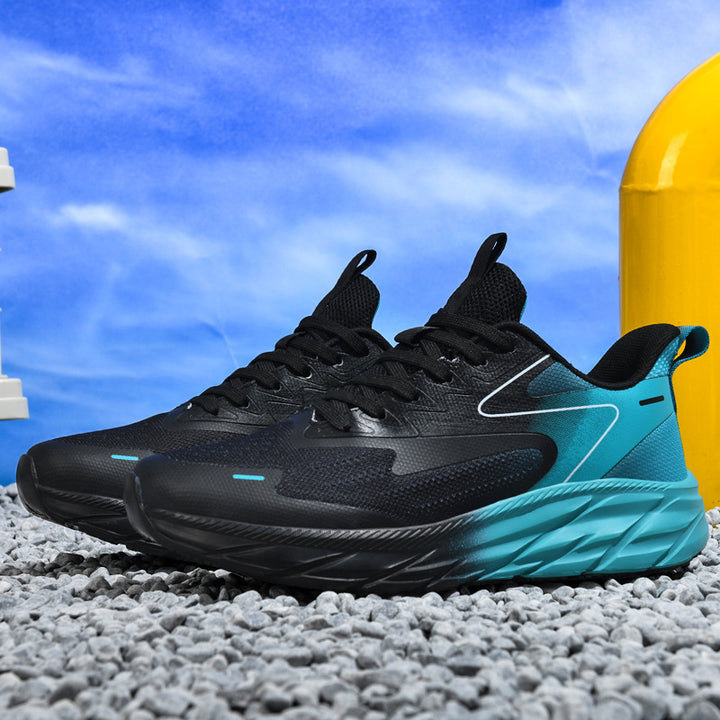 Unisex gedämpfte Straßenlauf-Sneaker mit reaktiver Hohlkern-Zwischensohle und atmungsaktivem Mesh-Upper – Norré