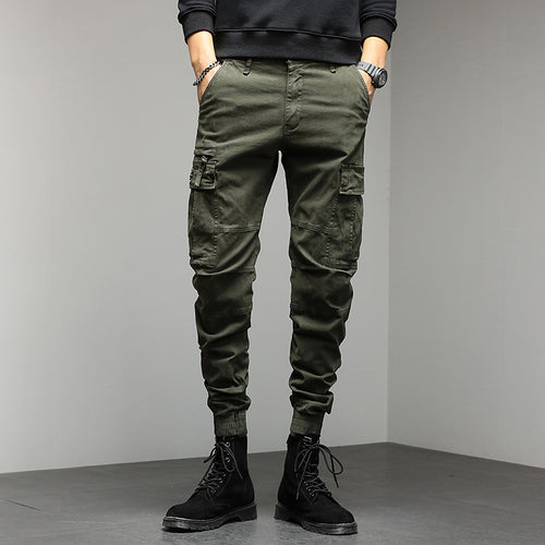 Herren Cargo-Joggerhose mit Knieabnähern elastischem Bund und Mehrfachtaschen Echo Archiv