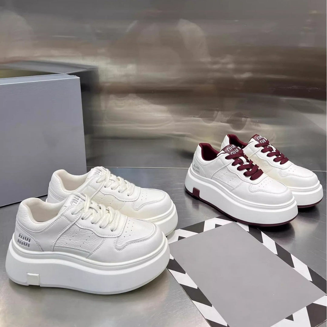 Damen Chunky Sneaker mit hoher Plattform und atmungsaktiver Obermaterialstruktur Echo Archiv