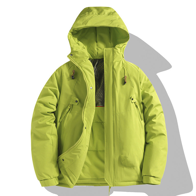 Herren Funktionsjacke mit verstellbarer Kapuze und isolierter Innenausstattung Echoarchiv