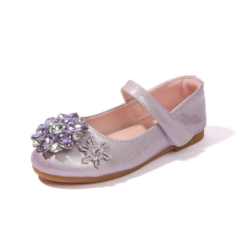 Damen Ballerinas mit glitzernden Blumenapplikationen Echo Archiv