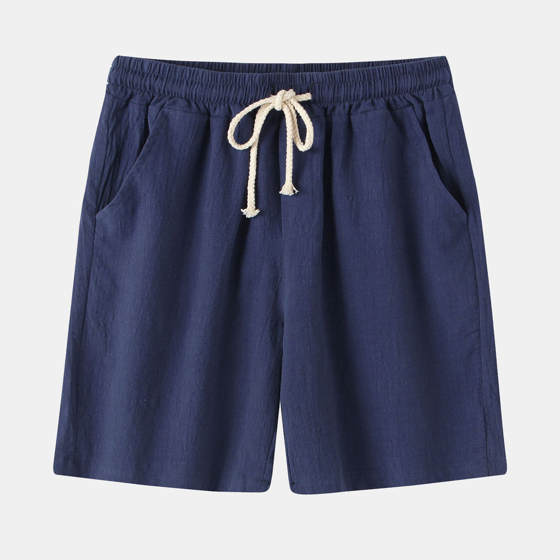 Herren Bermuda-Shorts mit elastischem Bund und seitlichen Taschen – Sorevano