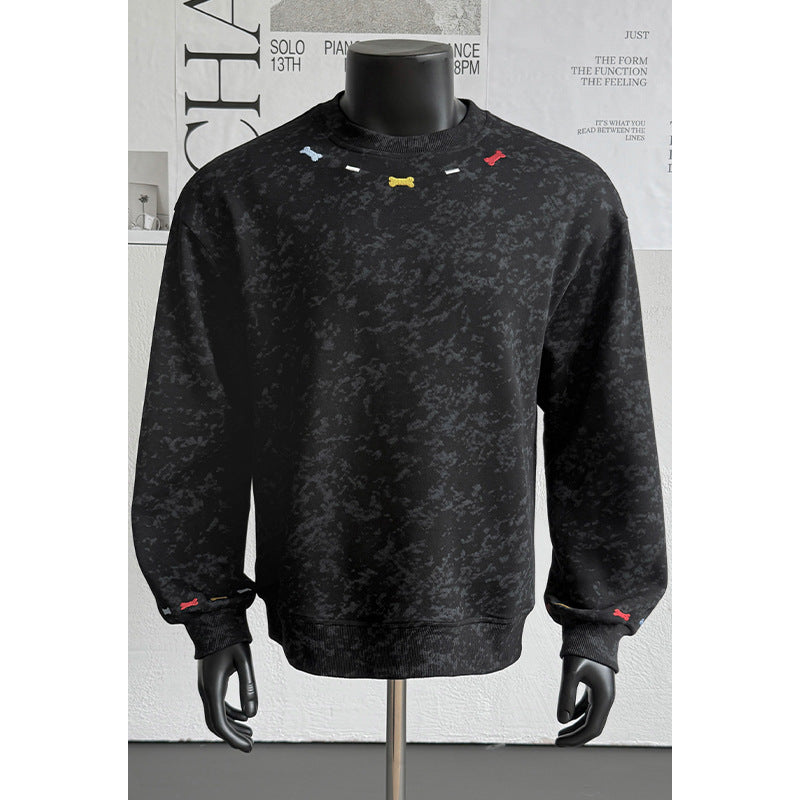Herren Bequemer Sweatshirt mit Farbigen Akzenten Echo Archive