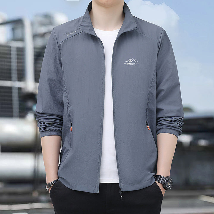 Herren Leichte Outdoor-Jacke mit Windschutz Echo Archiv