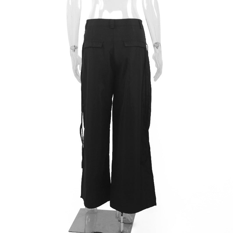 Damen Cargo-Hose mit Stylishen Seitentaschen und Verstellbaren Kordelzügen Echo Archiv