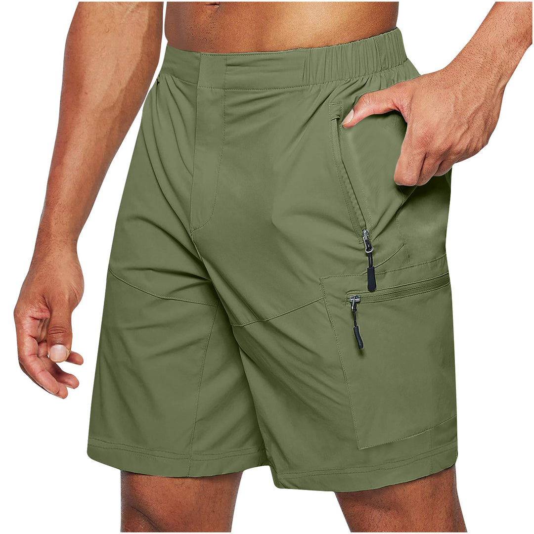 Herren wasserdichte Cargo-Shorts mit elastischem Bund und multifunktionalen Taschen Echoarchiv