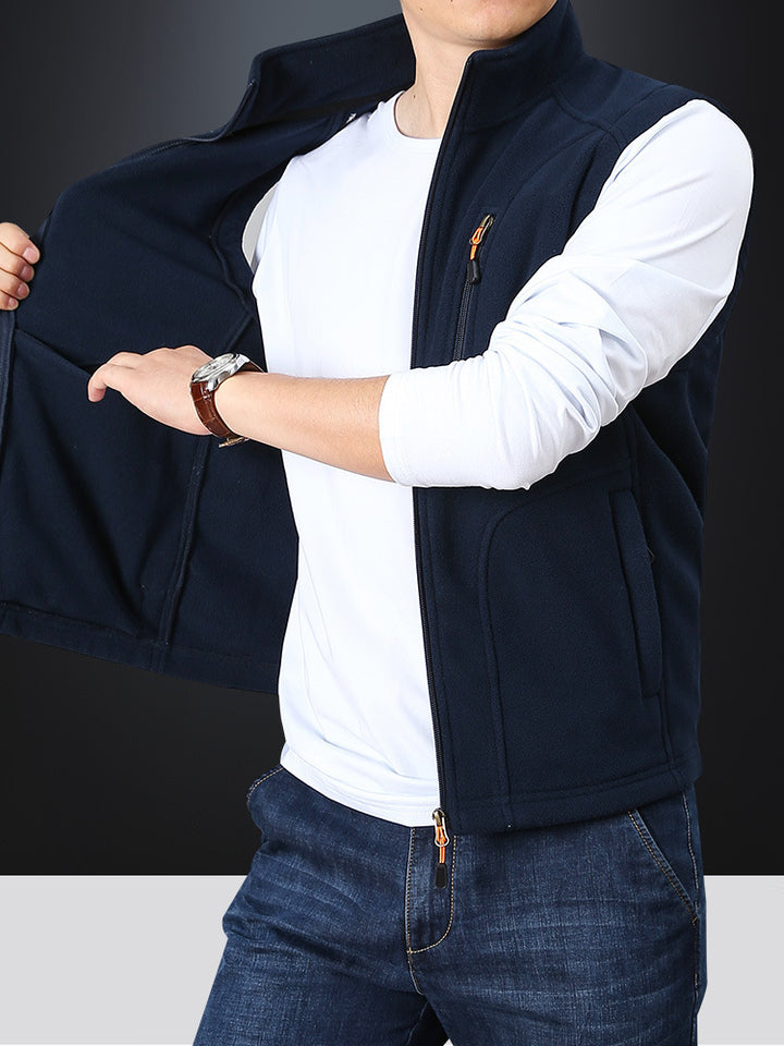 Herren Weiche Fleece-Weste Echo Archiv
