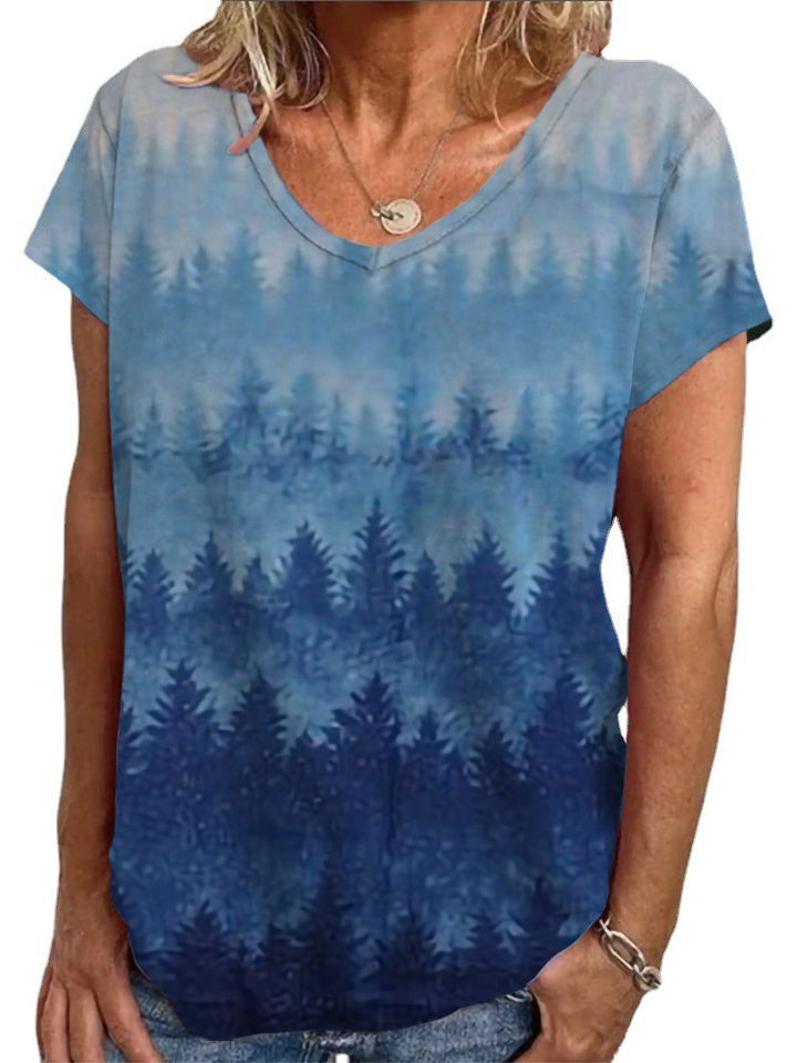 Damen T-Shirt mit einzigartigem Mandala-Design Echo Archiv