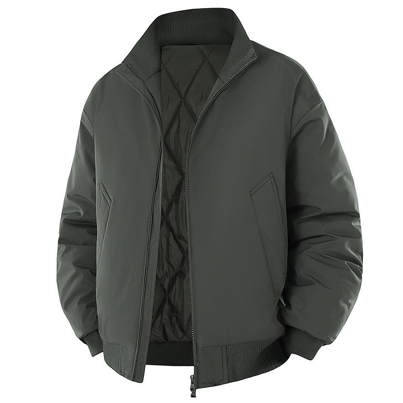 Herren modische Steppjacke mit hohem Kragen Echoarchiv