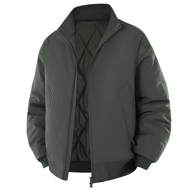 Herren modische Steppjacke mit hohem Kragen Echoarchiv