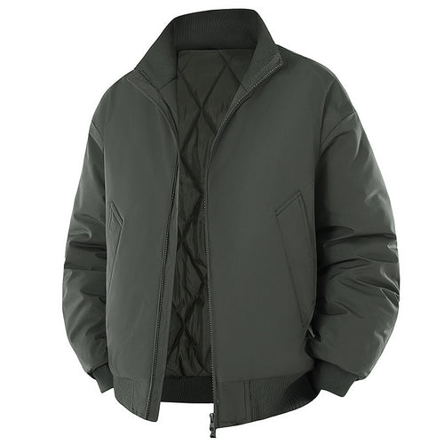 Herren modische Steppjacke mit hohem Kragen Echoarchiv