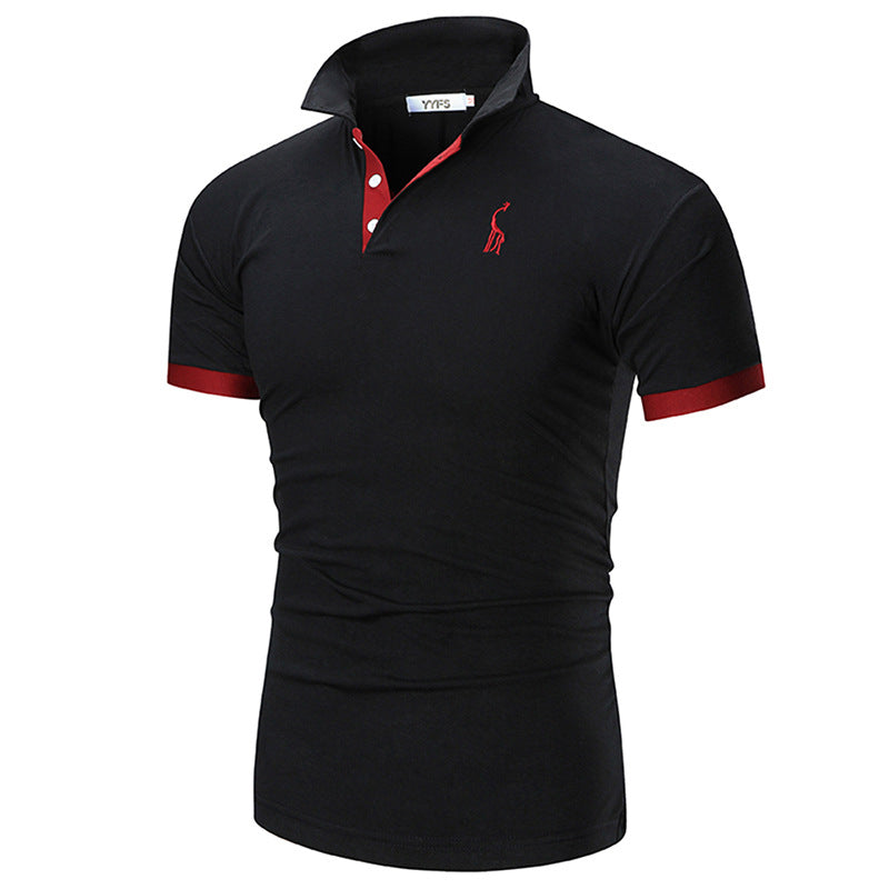 Herren Poloshirt mit modernem Kragen und figurbetonter Passform Echoarchiv