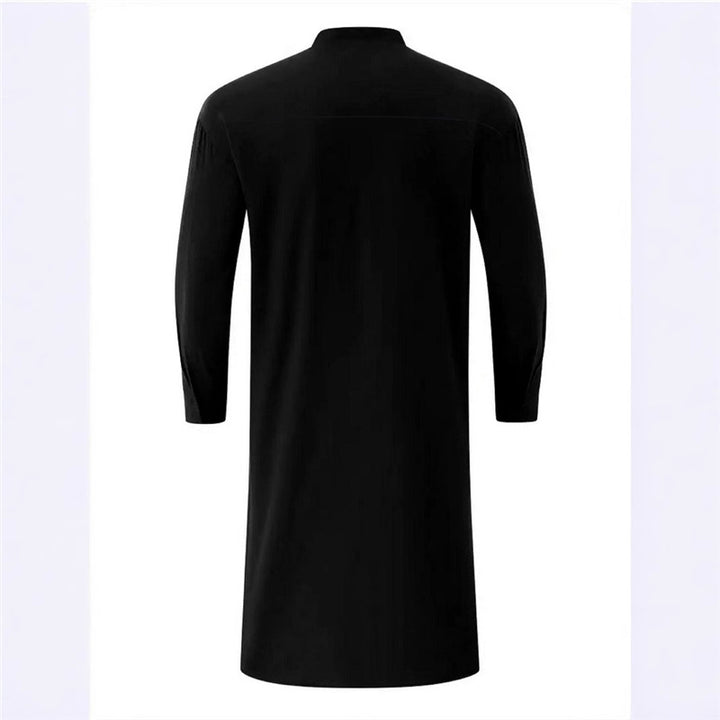 Herren elegantes und modisches Kurta mit hochgeschlossenem Kragen und Knopfdetails Echoarchiv