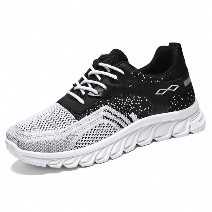 Herren nan flexibler Mesh-Running-Sneaker mit geformter Memory-Fußsohle und stoßdämpfender Wellenlaufsohle Echo Archiv