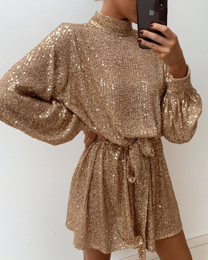 Damen Glitzerndes Cocktailkleid Echoarchiv