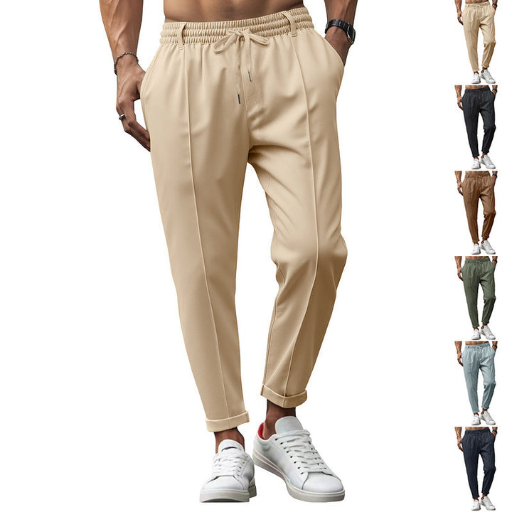 Herren modische Sporthose mit elastischem Bund und praktischen Eingrifftaschen Echoarchiv