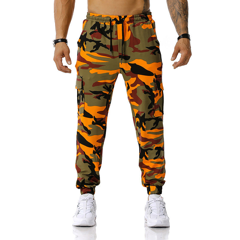 Herren Camouflage Cargo-Hose mit elastischem Bund und praktischen Seitentaschen Echoarchiv