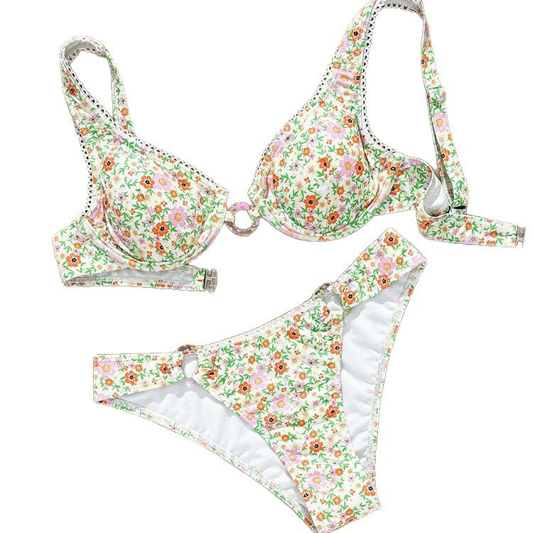 Damen Blumenmuster Bikini Set Echo Archiv