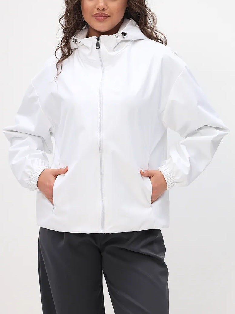 Damen Leichte Freizeitjacke mit Kapuze – Célinea