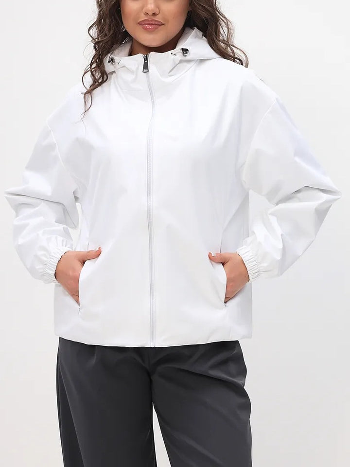 Damen Leichte Freizeitjacke mit Kapuze