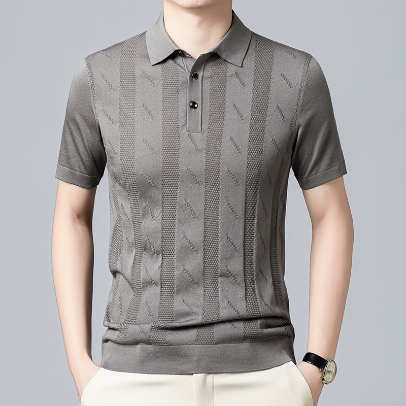 Herren Poloshirt mit strukturiertem Design von Echoarchiv