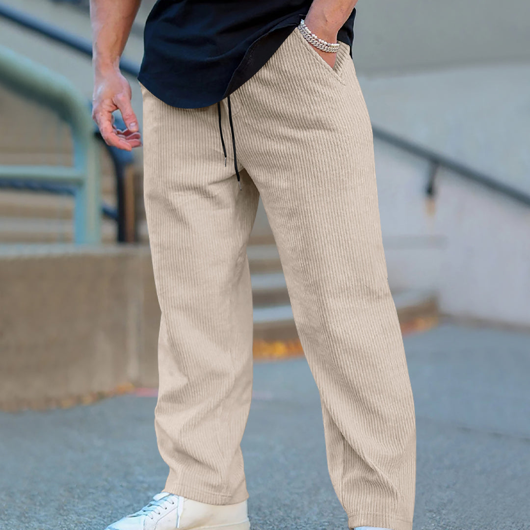 Herren lässige und atmungsaktive Freizeithose mit elastischem Bund Echoarchiv