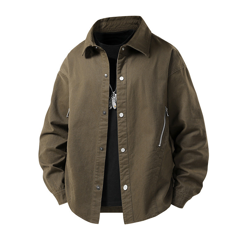 Herren Lässige Utility-Jacke Echo Archiv