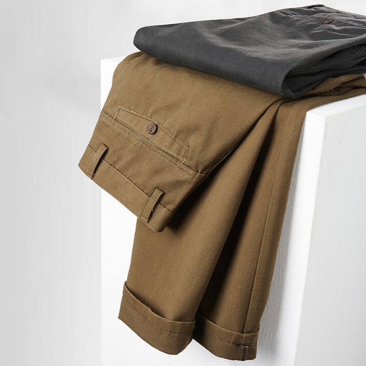 Herren schicke Freizeit-Hose mit elastischem Bund und bequemen Taschen Echoarchiv