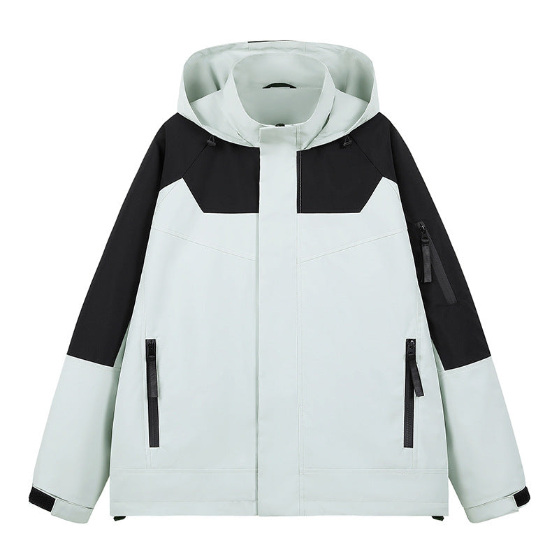 Herren Wasserabweisende technische Urban-Hoodiejacke mit ergonomischer Kapuze, verdecktem Reißverschluss und nahtverdeckten Utility‑Taschen Echo Archiv
