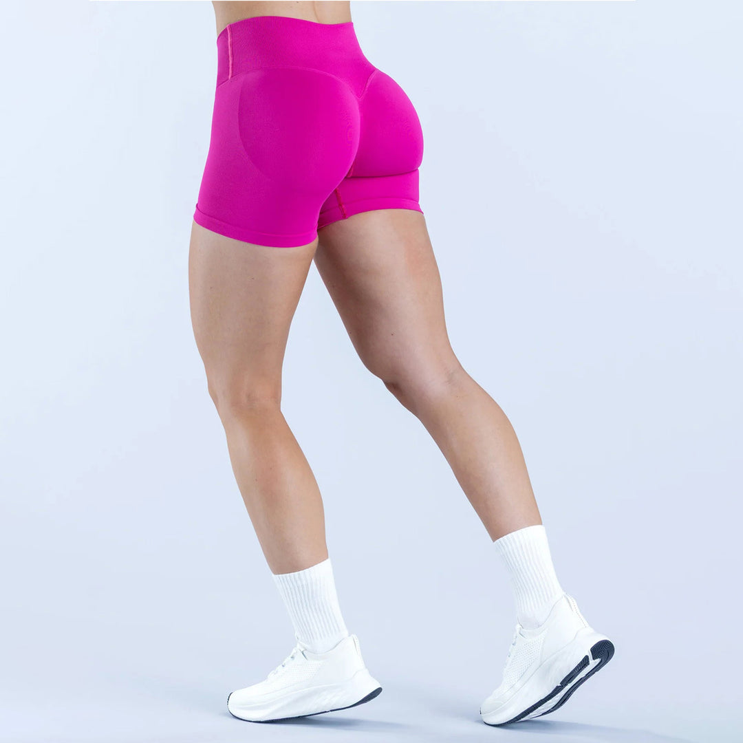 Damen Sportliche Shorts mit hohem Bund und figurformendem Schnitt Echo Archiv