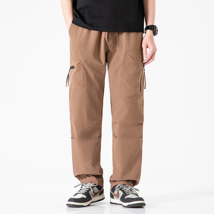 Herren Technische Utility‑Cargohose mit elastischem Bund und Knieabnähern Echo Archiv
