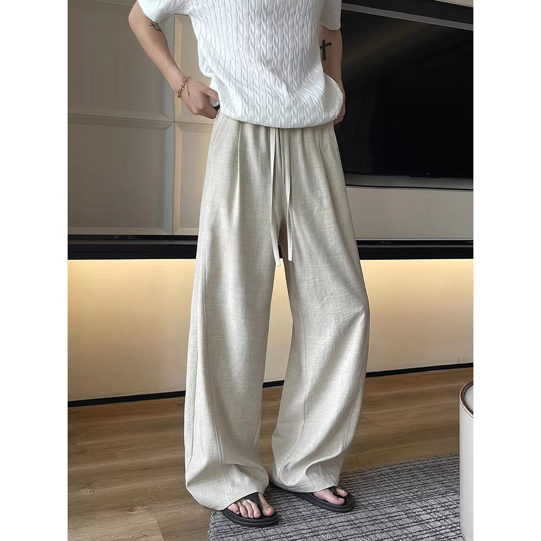 Herren Locker geschnittene Stoffhose Echo Archiv