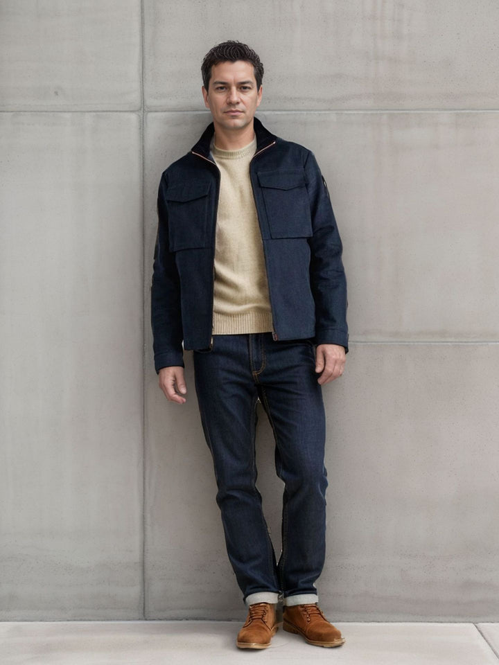 Herren Utility-Jacke mit praktischen Taschen und modernem Design Echoarchiv