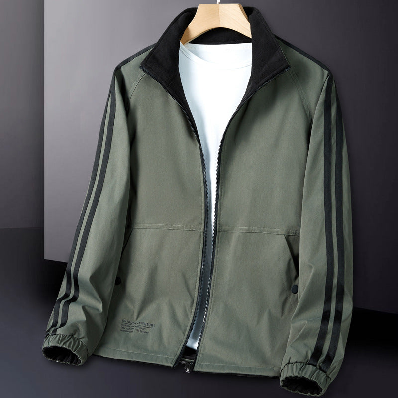 Herren Sportliche Übergangsjacke mit hohem Kragen Echo Archiv 1788241641