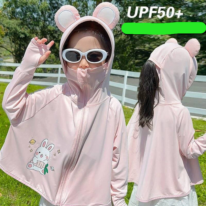 Mädchen praktische Kapuzenjacke mit tierisch verspieltem Design Echo Archiv