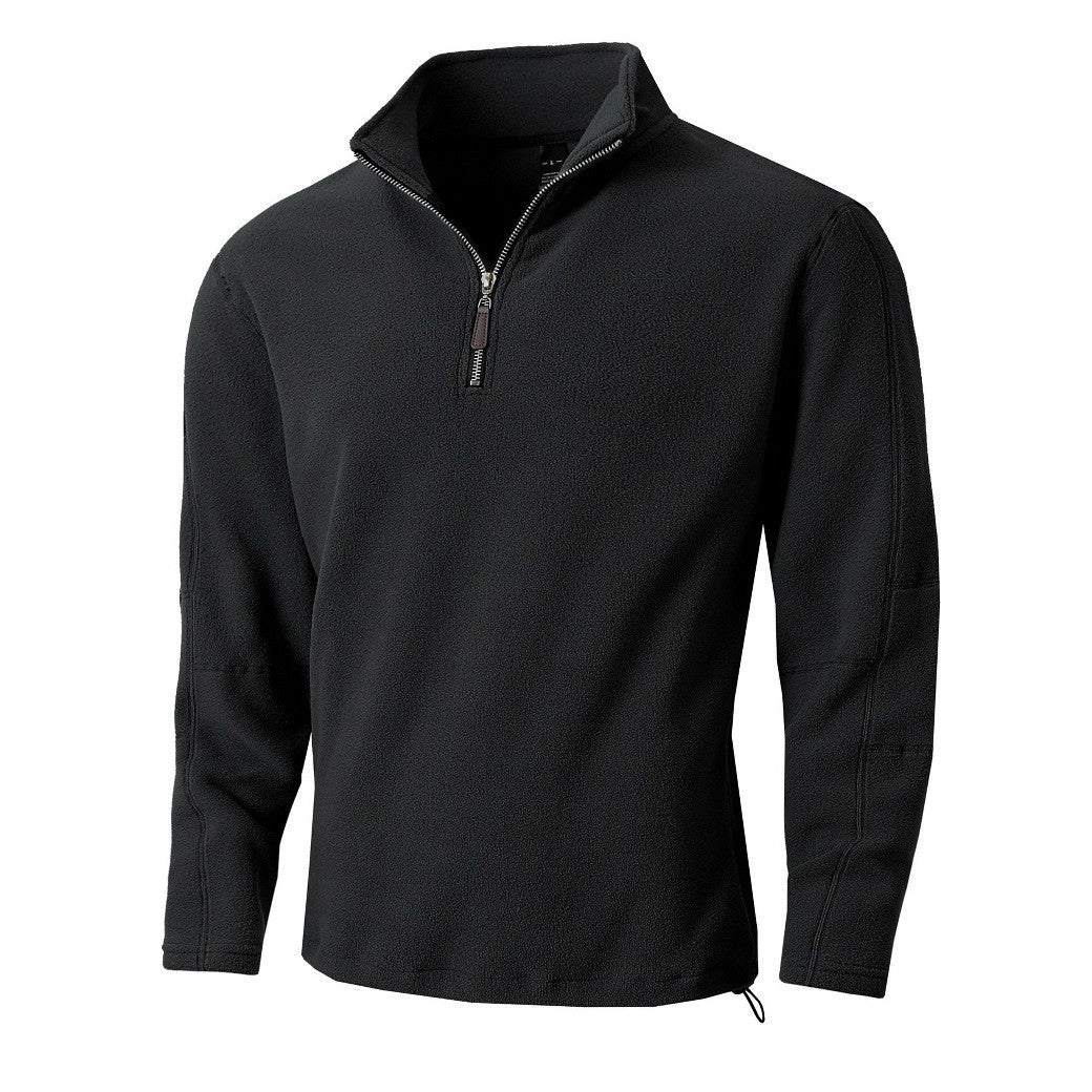 Herren Fleece-Pullover mit hoher Kragenverstellbarkeit und funktionalem Reißverschluss Echoarchiv