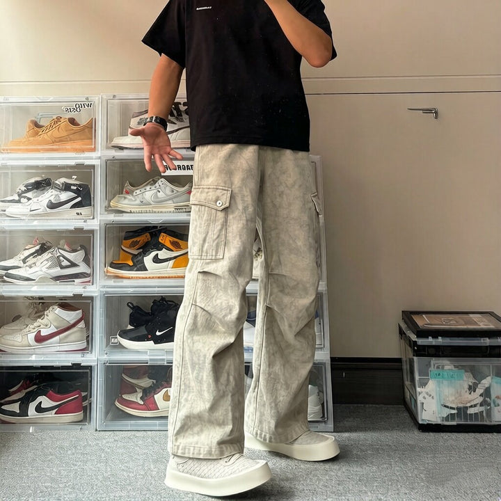 Herren Cargo-Hose mit multifunktionalen Seitentaschen Echoarchiv