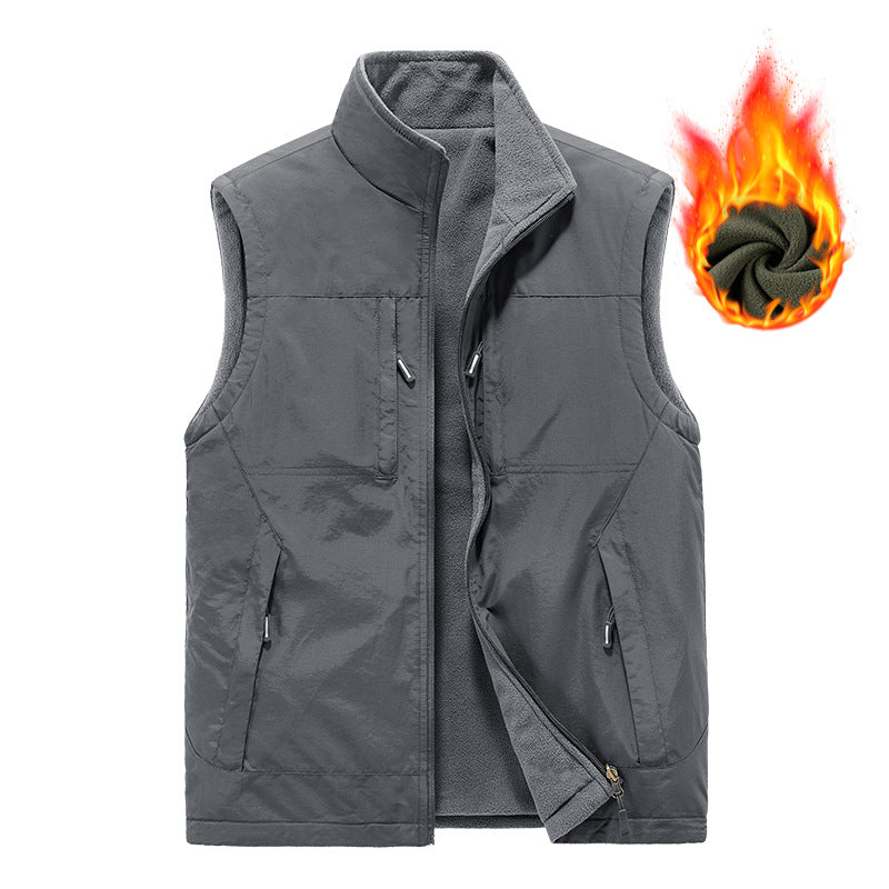 Herren Wende-Weste mit Fleece-Futter Echo Archiv