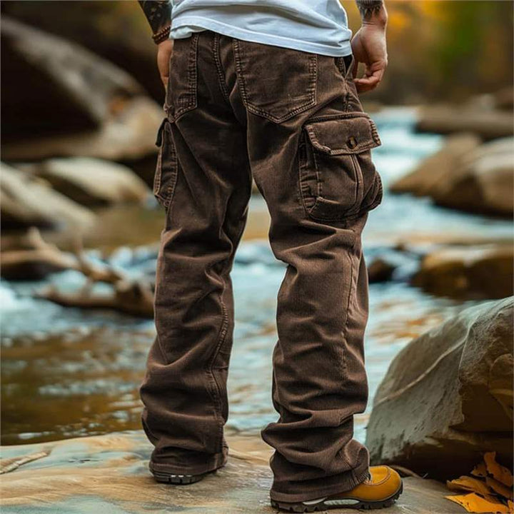 Herren praktische Cargo-Jeans mit vielen Taschen Echoarchiv