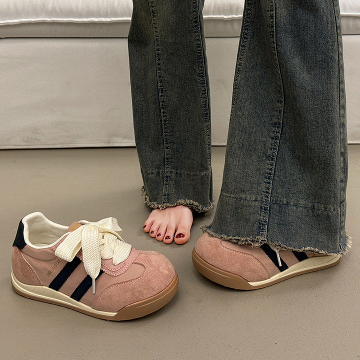Damen Bequeme Sneakers mit elastischen Schnürsenkeln und dämpfender Sohle Echo Archiv