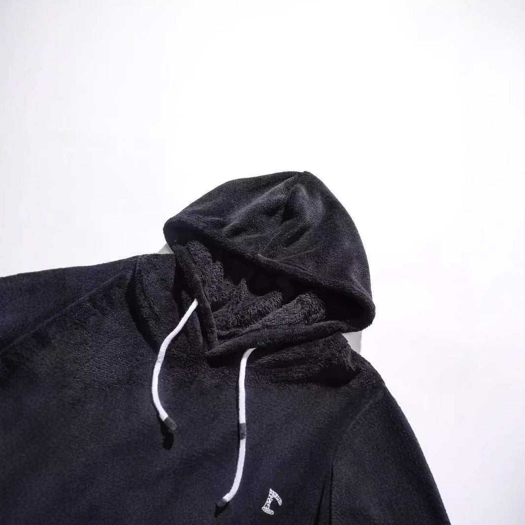Herren Kapuzenpullover aus weichem Fleece mit Kängurutasche Echoarchiv