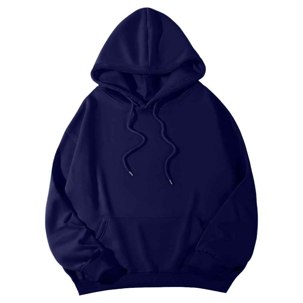 Unisex Oversize-Fleece-Hoodie mit tiefer Schulter, Kängurutasche und breitem Rippbund Echo Archiv