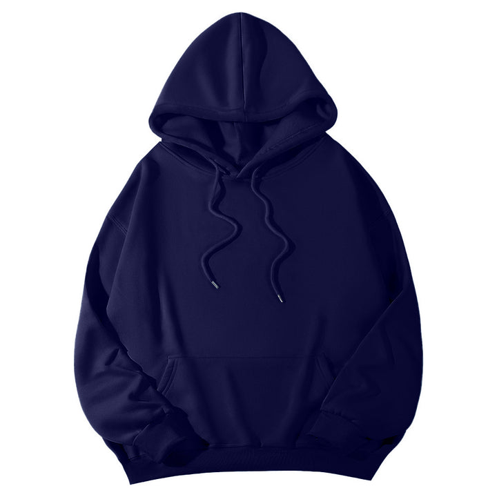 Unisex Oversize-Fleece-Hoodie mit tiefer Schulter, Kängurutasche und breitem Rippbund Echo Archiv