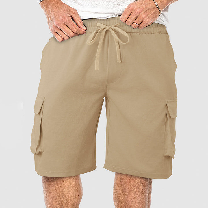 Herren Cargo-Shorts mit elastischem Bund und praktischem Taschen-Design Echoarchiv