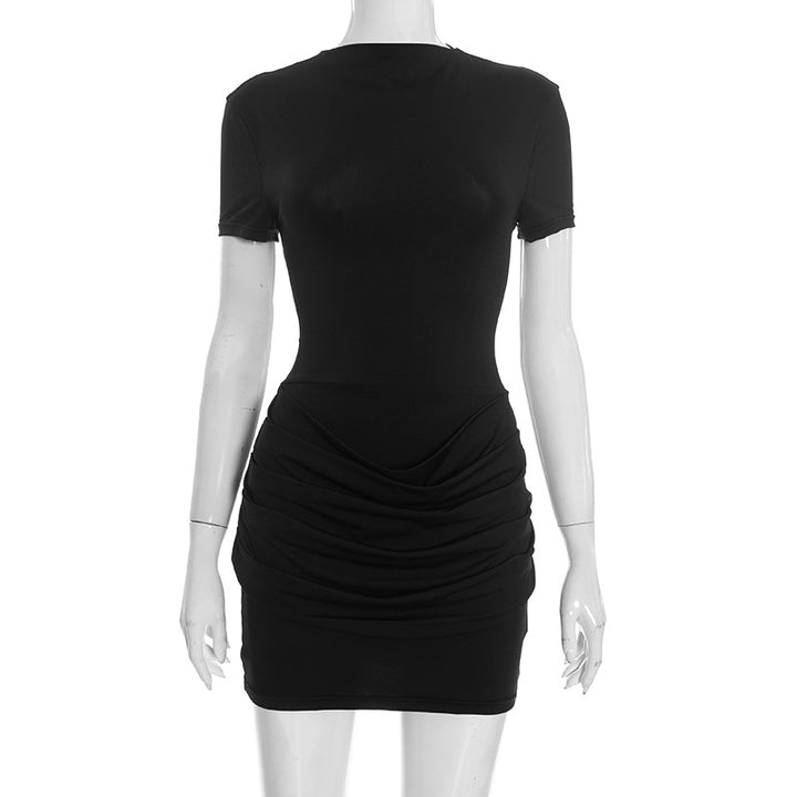 Damen Minikleid mit raffinierten Rüschendetails und körpernahem Schnitt Echo Archiv