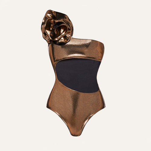 Damen Glamouröser Cut-Out Badeanzug Echo Archiv